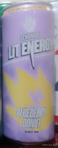 Банка от напитка LIT ENERGY BLUEBERRY DONUT 330ml (ОБМЕН/ПРОДАЖА/ТОРГ) 1лот=1шт