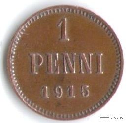 1 пенни 1915 год _состояние XF