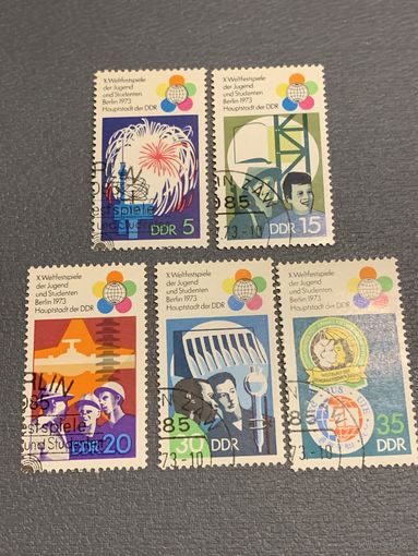 ГДР 1973. Международные юношеские и студенческие игры. Полная серия