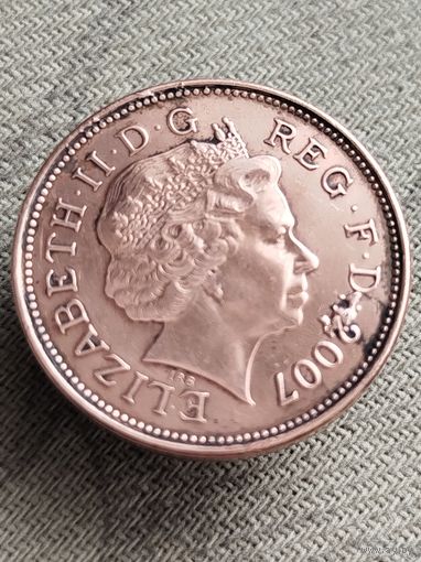 Распродажа - 2 пенса 2007г.,Елизавета 2, Великобритания