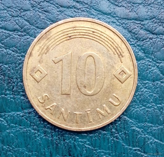 10 сантимов 1992 г Латвия