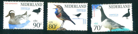 Нидерладны 1994 Птицы 3м MNH **
